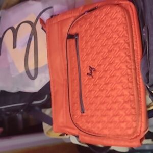 Lug Crossbody Bag in Papaya (Vibrant Orange)